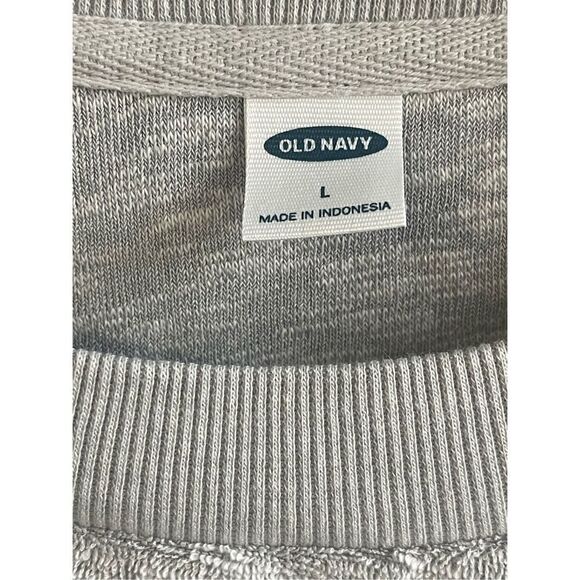 ❤️Loose Cropped Long -Sleeve Slub-Knit Terry Sweatshirt - Picture 2 of 4